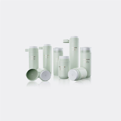 Frascos de Bomba Airless de Bomba de Alta Dosagem com Dispensa de 360 Graus e Material PP/PCR para Cosméticos