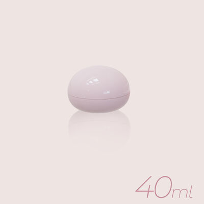 Frasco cosmético redondo de PP/PCR de 40 ml - recipiente cosmético de plástico durável para cremes e loções