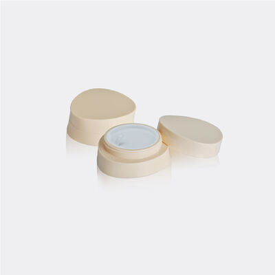 Frascos cosméticos de plástico ABS PP LDPE de forma irregular de 8 ml e 15 ml para emulsão GR725