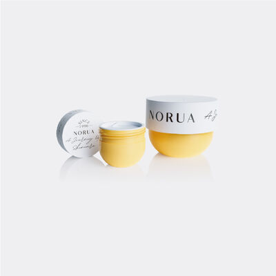 Potes Cosméticos de Plástico PP com Fundo Redondo e Latas para Creme Facial com Capacidade de 50ML e 200ML